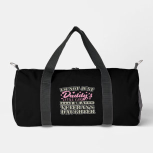 Bolso De Deporte Pequeño Hija militar veterana - Niña de papá