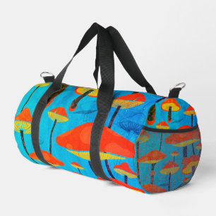 Bolso De Deporte Pequeño Hippie Dreamy Retro Vibe Encantador de champiñones
