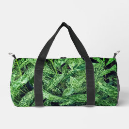 Bolso De Deporte Pequeño Hojas verdes