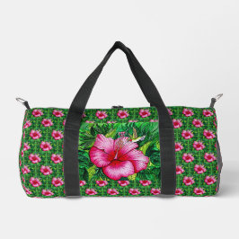Bolso De Deporte Pequeño Hummingbird Hibiscus