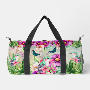 Bolso De Deporte Pequeño Hummingbirds tropical vibrante