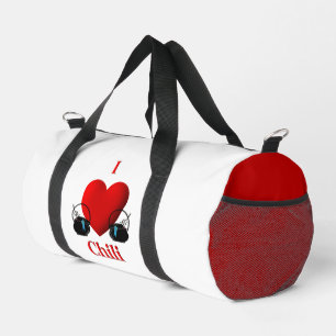 Bolso De Deporte Pequeño I Heart Chili