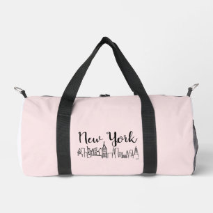 Bolso De Deporte Pequeño Ilustracion Skyline de NYC