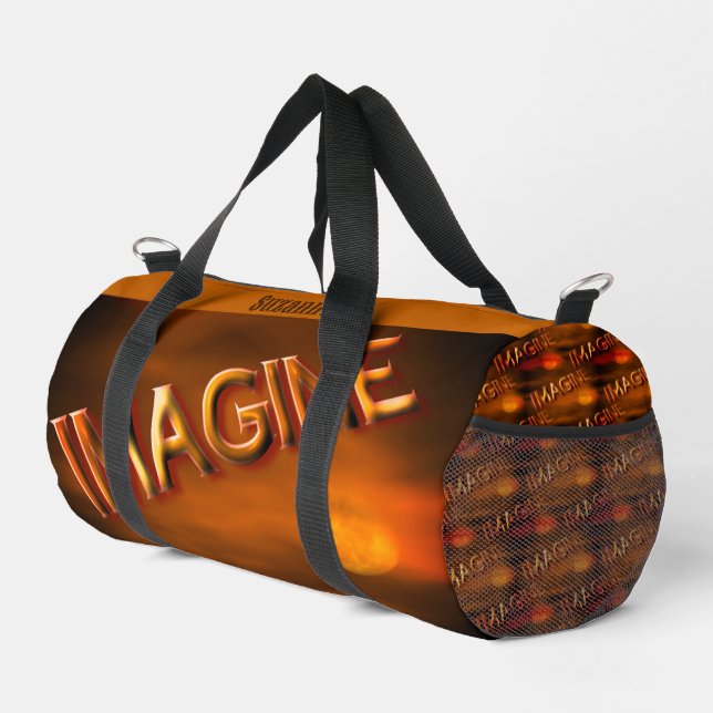 Bolso De Deporte Pequeño Imaginen el cielo lunar Inspirador personalizado (Esquina derecha)