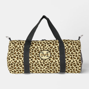 Bolso De Deporte Pequeño Impresión Cute Leopard   Monogramado