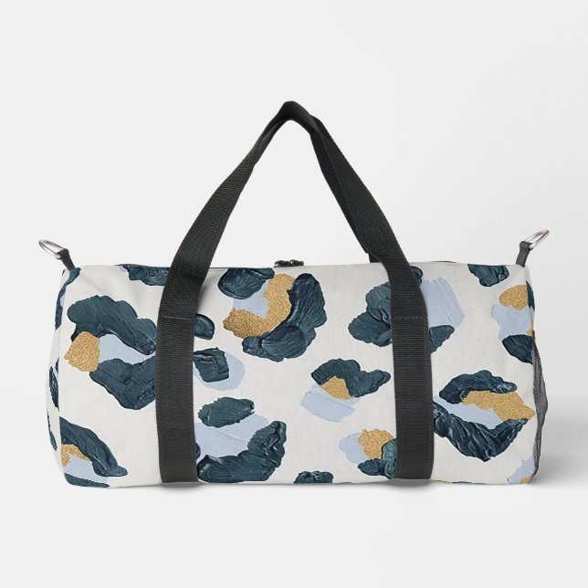 Bolso De Deporte Pequeño Impresión de leopardo (Anverso)