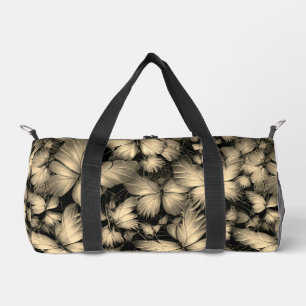 Bolso De Deporte Pequeño Impresión de mariposas doradas