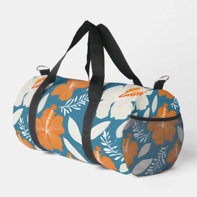Bolso De Deporte Pequeño Impresión hawaiana moderna (Esquina derecha)