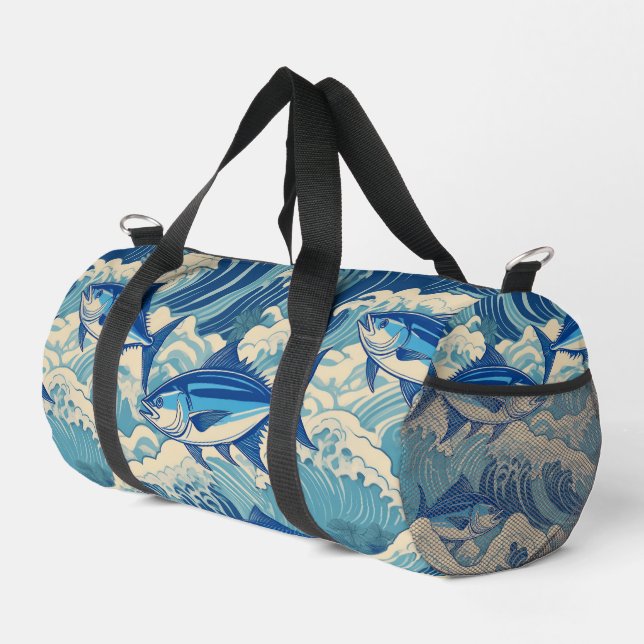 Bolso De Deporte Pequeño Impresión hawaiana moderna (Esquina derecha)