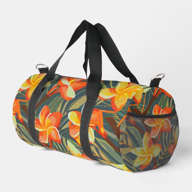 Bolso De Deporte Pequeño Impresión hawaiana moderna (Esquina derecha)