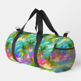 Bolso De Deporte Pequeño Impresión hawaiana moderna