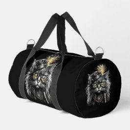 Bolso De Deporte Pequeño Impresionante gato steampunk