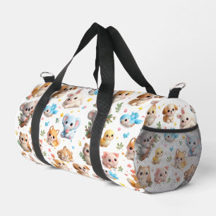 Bolso De Deporte Pequeño impreso animal en 3D colorido