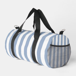 Bolso De Deporte Pequeño Imprimir Cortar Sew Bag Duffel Azul Blanco