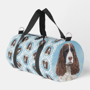 Bolso De Deporte Pequeño Inglés Springer Spaniel Pintura Original Perro Art