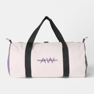 Bolso De Deporte Pequeño Iniciales de tipo de script femenino y Denomina Vi