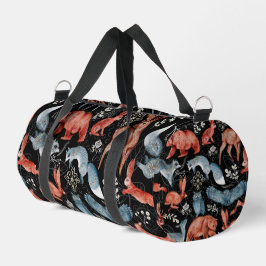 Bolso De Deporte Pequeño  Intricate woodland animals pattern
