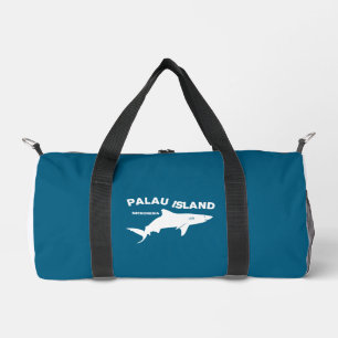 Bolso De Deporte Pequeño Isla Palau Scuba Buceando Con Tiburones
