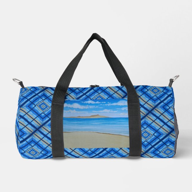Bolso De Deporte Pequeño Isla Tropical (Anverso)