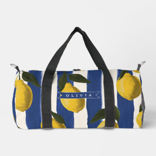 Bolso De Deporte Pequeño Italiano Personalizado de Raya de Limón Costero