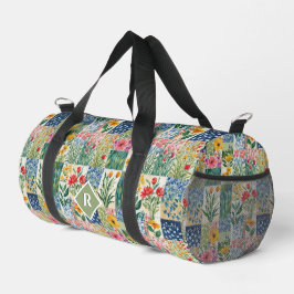 Bolso De Deporte Pequeño Jardín Botánico Floral de Parche Precioso Colorido