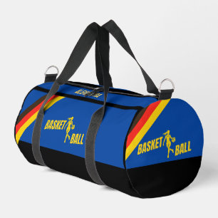 Bolso De Deporte Pequeño Jugador de baloncesto, cumpleaños, bandera alemana