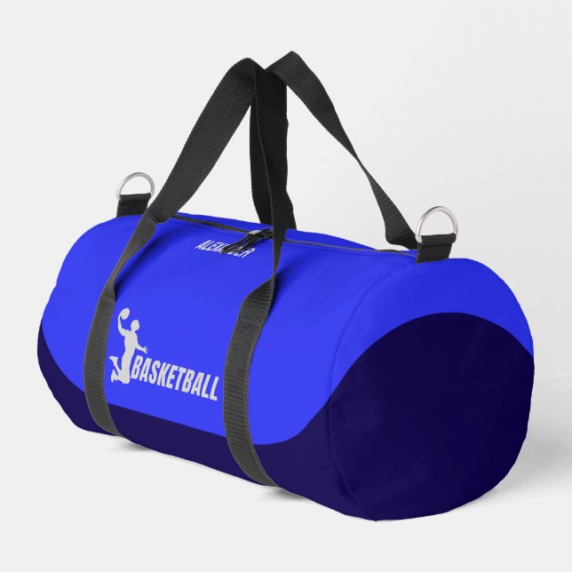 Bolso De Deporte Pequeño Jugador de baloncesto, Regalo de cumpleaños, equip (Esquina izquierda)