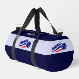 Bolso De Deporte Pequeño Jugador de balonmano, cumpleaños, bandera de Franc