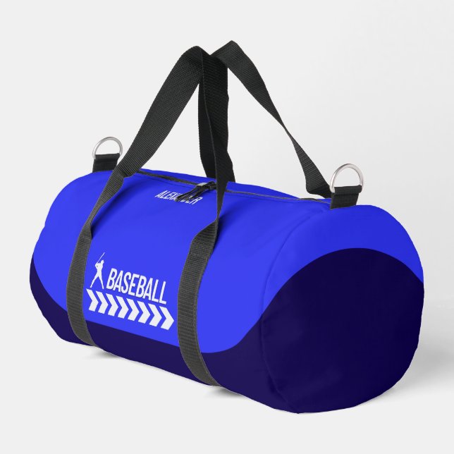 Bolso De Deporte Pequeño Jugador de béisbol, regalo de cumpleaños, duff del (Esquina izquierda)