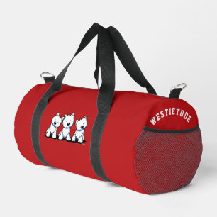 Bolso De Deporte Pequeño KiniArt Westie Trio pequeño