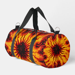 Bolso De Deporte Pequeño Kit de Weekender Fiery Tie Dye Burst