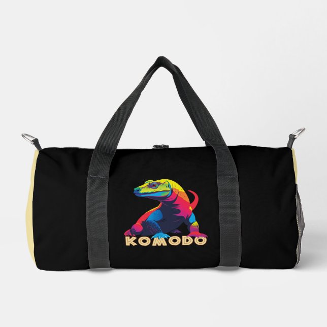 Bolso De Deporte Pequeño Komodo Dragon (Anverso)