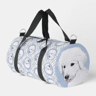 Bolso De Deporte Pequeño Kuvasz Pintura Húngara Cute Original Dog Art