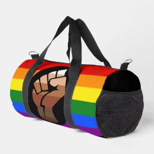 Bolso De Deporte Pequeño La bandera de color de gente queer de SlipperyJoe'