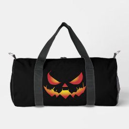 Bolso De Deporte Pequeño La cara de la calabaza de Halloween espumosa en el