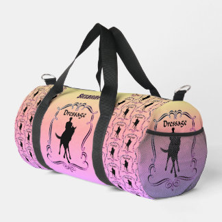 Bolso De Deporte Pequeño La Silueta De Caballo De Vestido Y De Rider Person
