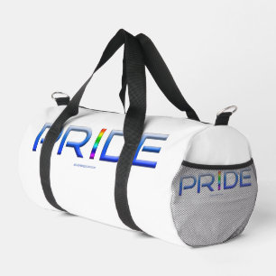 Bolso De Deporte Pequeño Las letras metálicas de la palabra orgullo de Slip