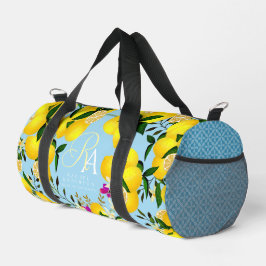 Bolso De Deporte Pequeño Lemon Monograma Azul