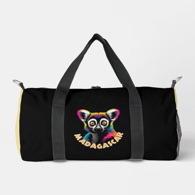 Bolso De Deporte Pequeño Lémur de Madagascar (Anverso)