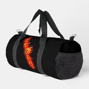 Bolso De Deporte Pequeño Letras ígneas masivas de SlipperyJoe's Halloween c