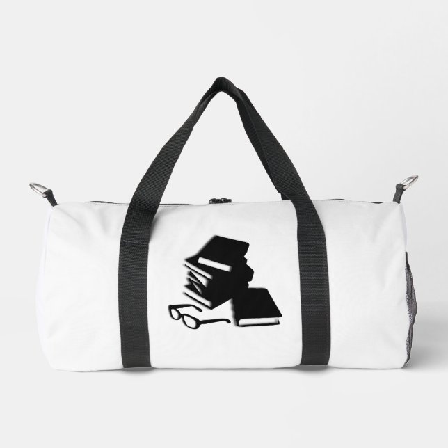 Bolso De Deporte Pequeño Libros y anteojos (Anverso)