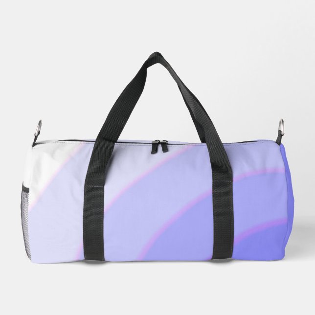Bolso De Deporte Pequeño Lilac Swirls (Reverso)