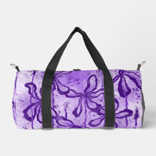 Bolso De Deporte Pequeño Lilies entintados - Púrpura