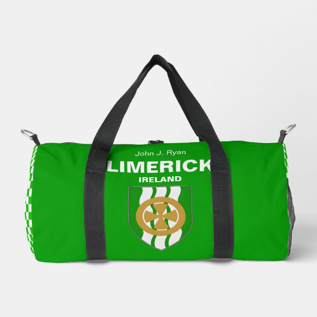 Bolso De Deporte Pequeño Limerick Ireland - Personalizado irlandés (Anverso)