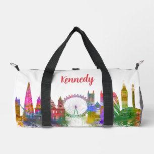 Bolso De Deporte Pequeño Línea aérea de Londres - Arcoiris