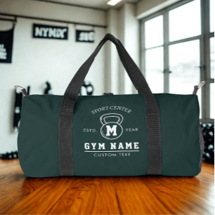 Bolso De Deporte Pequeño Logo Personalizado moderno Nombre de gimnasio Text