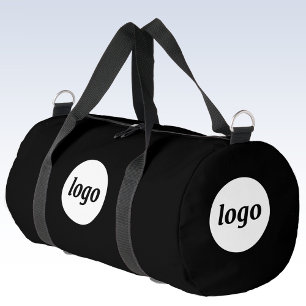 Bolso De Deporte Pequeño Logotipo Simple de Marca Promocional Negocios Negr