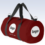 Bolso De Deporte Pequeño Logotipo Texto Promocional Negocios Borgoña Rojo<br><div class="desc">Agregue su propio logotipo y texto personalizado a este diseño. Nombre de su empresa, lema, sitio web o número de teléfono. Minimalista y profesional. Ideal para un producto promocional para sus empleados, personal, clientes y clientes. Ideal para ferias, viajes, eventos corporativos o deportivos y regalos. Para ver otras versiones, vea...</div>
