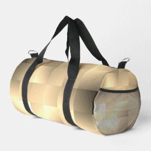 Bolso De Deporte Pequeño Los tonos sepia en un patrón cuadrado