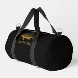 Bolso De Deporte Pequeño Lubina de Boca Grande Tu Texto Aquí Pez